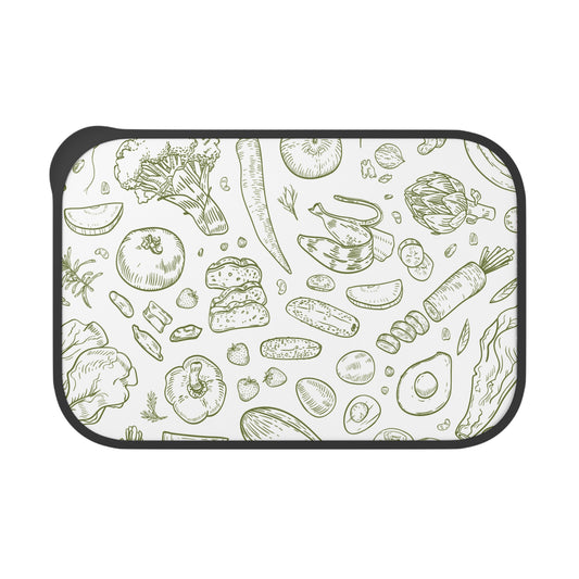 Eco-Friendly Bento Box with Utensils - Stylish Meal Prep Container